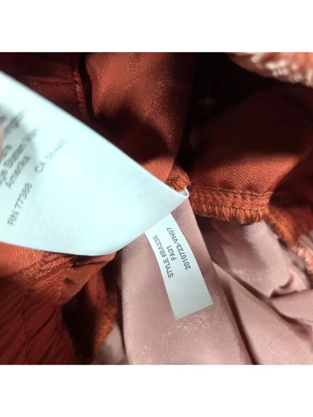 J Crew Pants Womens 10 Tall Burnished Orange Velvet Dressy Cocktail Joggers